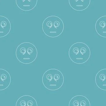 Smile pattern vector seamless Stockillustratie