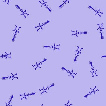 Smile pen character glyph vector seamless pattern Stock Illustration