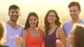 The smile people blowing bubbles. Slow motion 4k or 4k+ Resolution