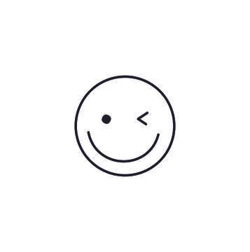 Smile podmig Stock Illustration