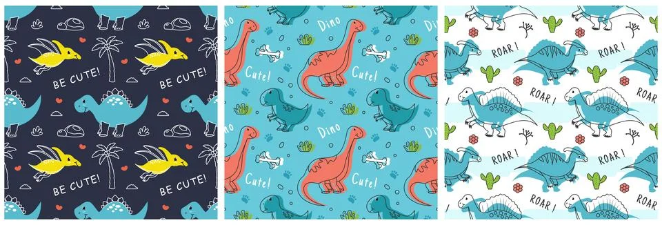 Smile Seamless Pattern Design Illustration with Smiling Character and Happi.. Stock Illustration