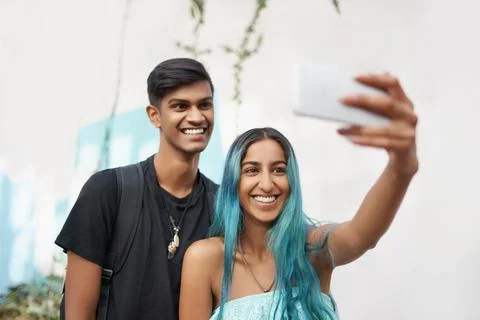 Smile for the selfie Stock Photos