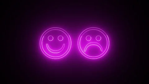 Smile set chat symbol animation. 4K Video motion graphic animation. Stock Footage 294962675