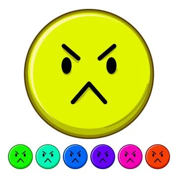 Smile smiley cartoon vector graphic Stock Illustration