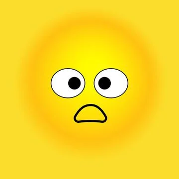 Smile, stickers with emotions, vector Illustrazione stock