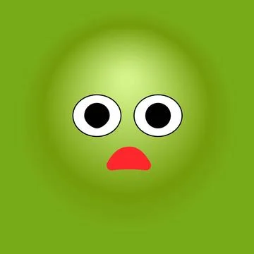 Smile, stickers with emotions, vector Stock Illustration
