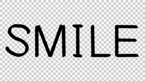 SMILE Title, Text hand write chalk style Stock-Footage 49271627