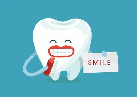 Smile tooth Stock Illustration