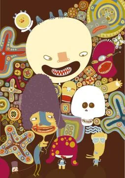 Smile vector poster Stock Illustration