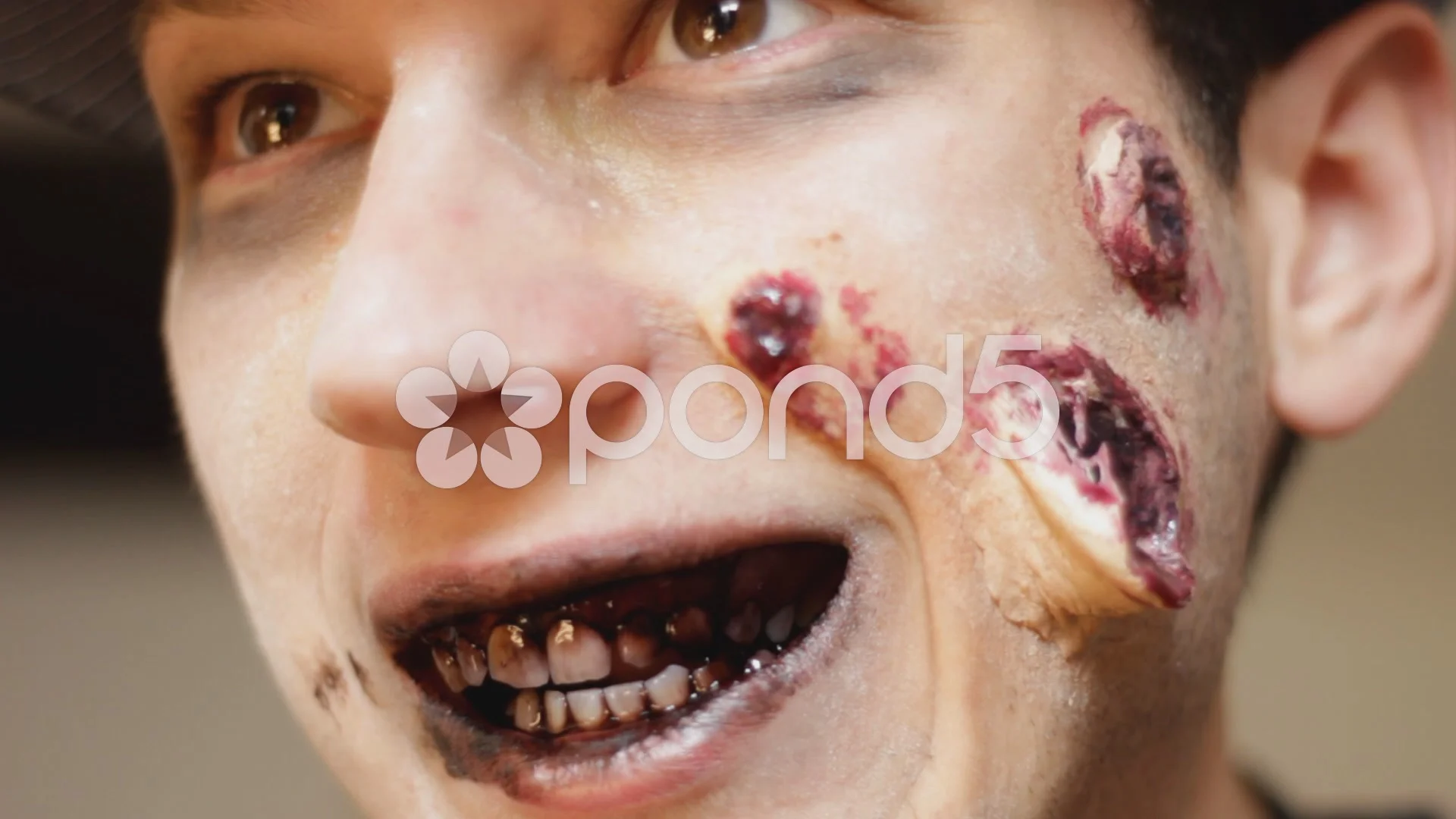 Smile Zombie Face Amazon.com: Nezababycos 2PCS Halloween Smiling Demon
