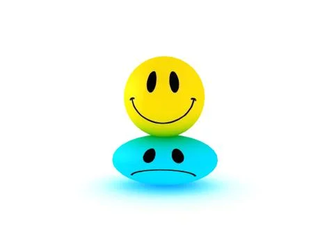 Smiles faces group Stock Illustration