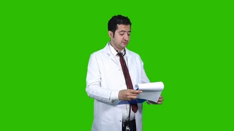 Smiley doctor thumbs up Stock Footage 92097218