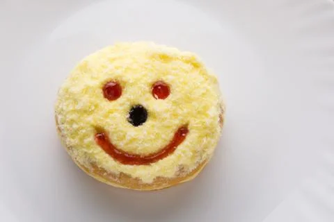 Smiley donut Stock Photos