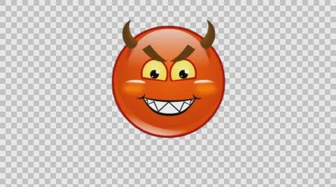 Smiley evil Stock Footage