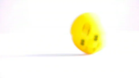 Smiley face ball 2 Video stock 351375