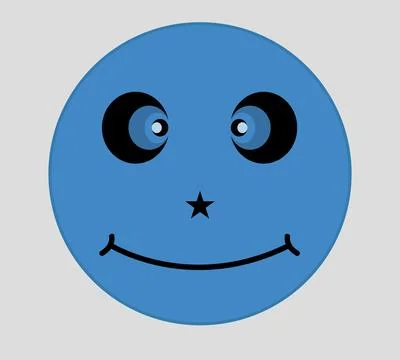 Smiley face emoji Stock Illustration