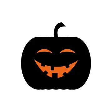 Smiley Jack O' Lantern Stock Illustration