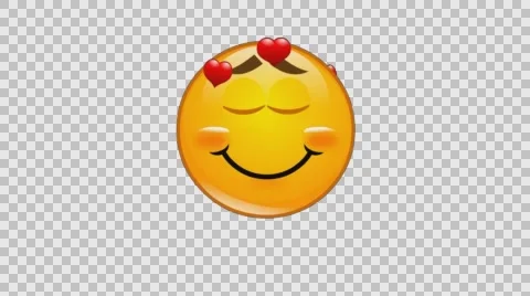 Smiley in love Stock Footage 61450560