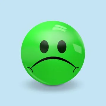 Smiley no smile Stock Illustration