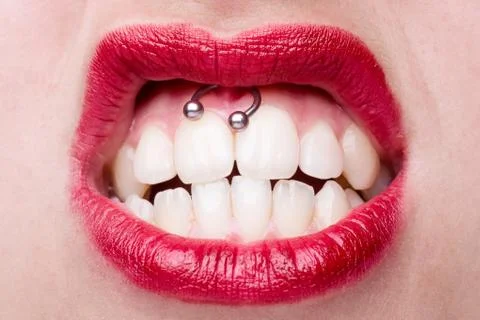 Smiley Piercing Stock Photos