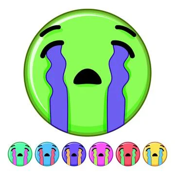 Smiley smiley cartoon vector graphic Stock Illustration