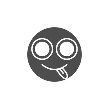 Smiley with tongue out icon. Elements of web icon. Premium quality graphic Illustrazione stock