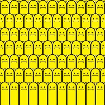 Smiley wallpaper Stock Illustration