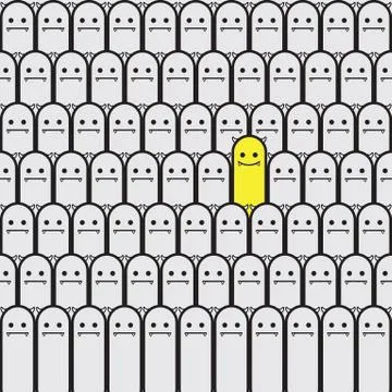 Smiley wallpaper Stock Illustration