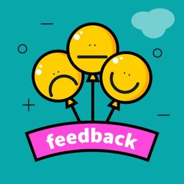 Smiley yellow balloons Stock Illustration