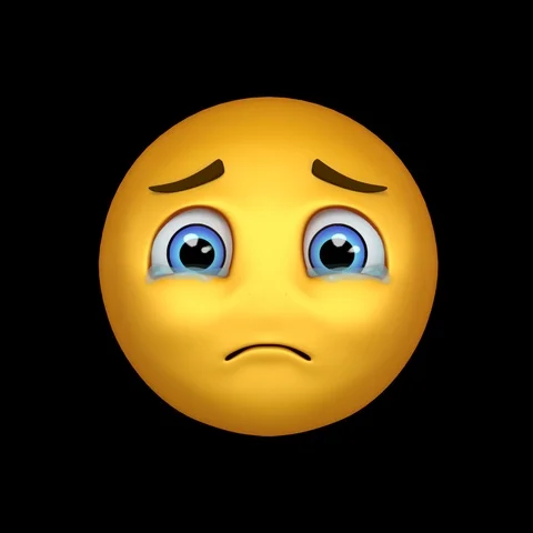Smileys animations Cry Stock Footage 100533727