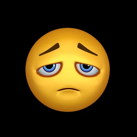 Smileys animations Sad Stock Footage 100533385