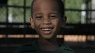 Smiling African American Boy Stock Footage