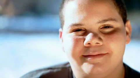 Smiling and laughing boy Video stock 582750