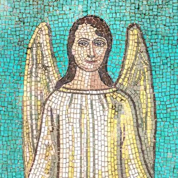 Smiling angel Stock Photos