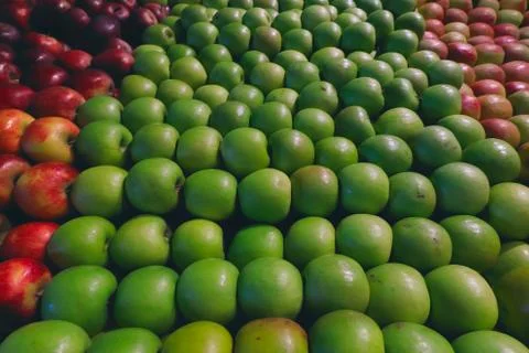 Smiling apples Stock Photos