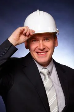 Smiling architect Stock Photos