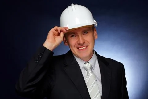 Smiling architect Stock Photos