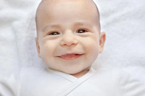 Smiling baby Stock Photos