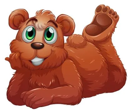 A smiling bear Ilustración de archivo