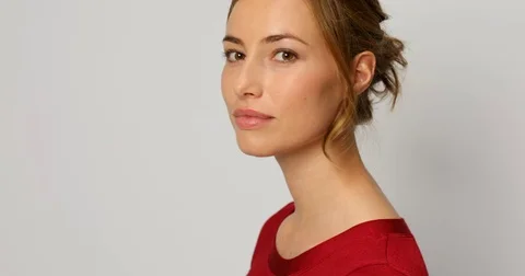 Smiling beauty Stock Footage 80500797