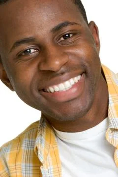 Smiling black boy Stock Photos