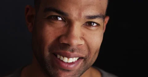 Smiling black man looking at camera Stock-Footage 42600612
