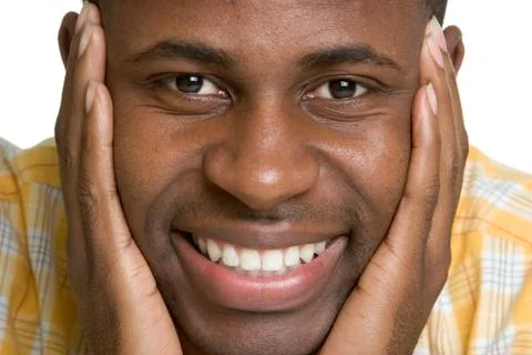 Smiling black man Stock Photos