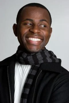 Smiling black man Stock Photos