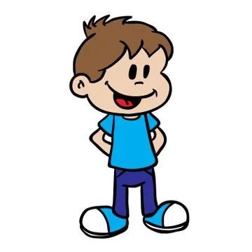 Smiling boy 1 Stock Illustration