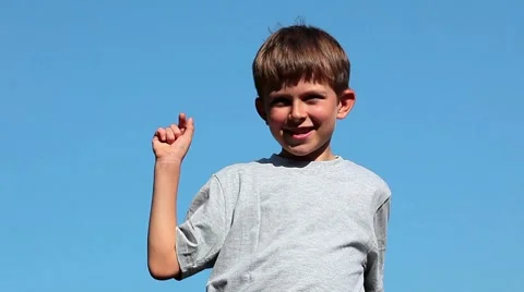 Smiling boy Stock Footage 8671708