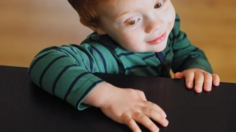 Smiling boy Stock Footage 129909298