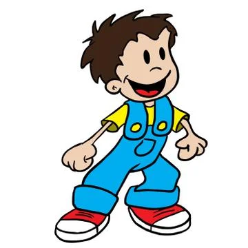Smiling boy Stock Illustration