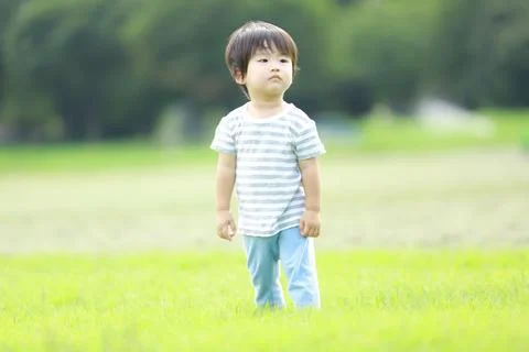 Smiling boy Foto stock