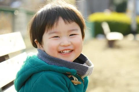 Smiling boy Foto stock